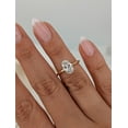 thumbnail image 1 of Jewelerix 2 Carat Oval Cut Moissanite Engagement Ring for Women – 14K Yellow Gold Solitaire Ring, Classic Minimalist Bridal Jewelry Gift, 1 of 6
