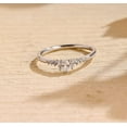 thumbnail image 1 of Jewelerix Attractive Pear Cut Ring 14K Plated White Gold Moissanite Diamond Engagement Ring 1.50 CT Anniversary Gift for Her, 1 of 5