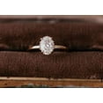thumbnail image 1 of Jewelerix Beautiful Handmade Jewelry 1 CT Oval Cut Moissanite Diamond Engagement Ring Forever one Her Birthday Gift Ring, 1 of 5