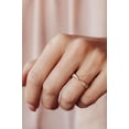 thumbnail image 1 of Jewelerix Modernist Round Cut Ring 1.50 CT Moissanite Diamond Engagement Ring Plated White Gold Ring Proposal Promise Rings for Her, 1 of 6