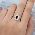 thumbnail image 1 of Jewelerix Moissanite Diamond Engagement Ring 3 CT Oval Cut Ring Gorgeous Plated Yellow Gold Ring Wedding Promise Rings for Her, 1 of 5