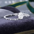 thumbnail image 1 of Jewelerix Oval Cut Ring 925 Silver Moissanite Diamond Engagement Ring 2.50 CT Amazing Proposal Mother's Day Surprise Gift, 1 of 1