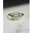 thumbnail image 1 of Jewelerix Pave Cushion Cut Ring 1.50 CT Moissanite Diamond Engagement Ring Unique Comfort Fit Wedding Promise Rings, 1 of 6