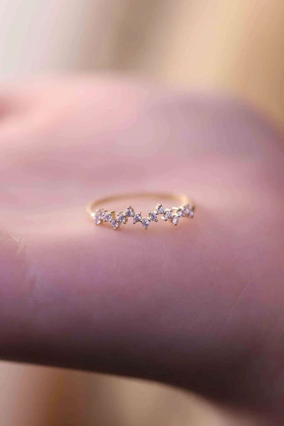 Round Cut 2 CT Comfort Fit Ring 14K Moissanite Diamond Engagement Ring Amazing Anniversary Gift for Women