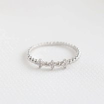 Jewelerix Round Cut Handmade Jewelry Ring 14K White/Yellow/Rose Gold Moissanite Engagement Ring Valentine's Surprise Gift