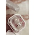thumbnail image 1 of Jewelerix Round Cut Ring 2 CT Baguette Moissanite Diamond Engagement Ring Marquise Cut 18K Wedding Promise Ring for Women, 1 of 5