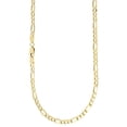 thumbnail image 1 of Jewelers 14K Solid Gold 3.4MM Figaro Chain Necklace BOXED, 1 of 3