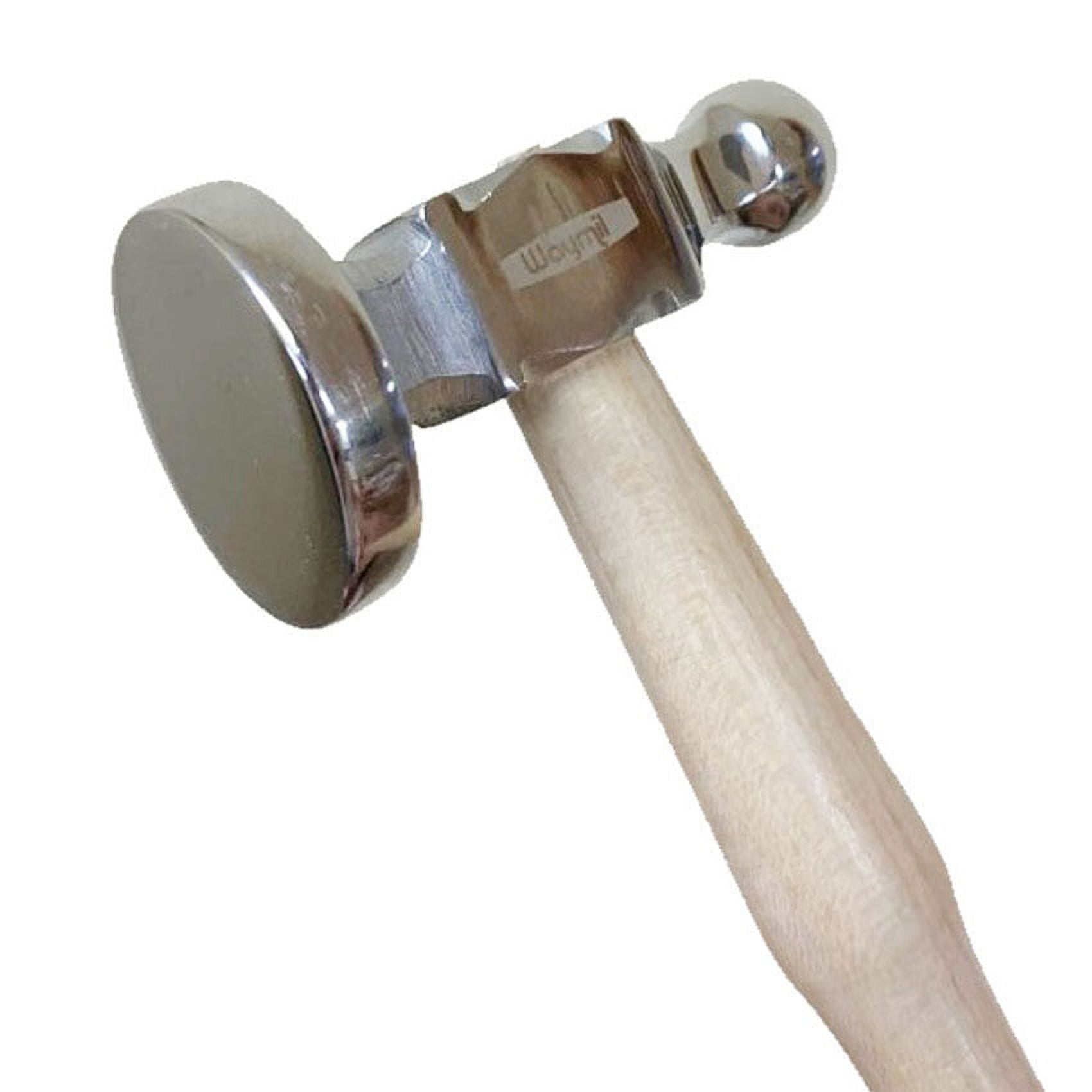 Jewelers Chasing Hammer 1-1/4 - 32mm Small Flat Face Jewelry Hammers