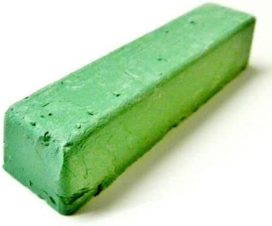 Jewelers Green Rouge Jewelry Polishing Compound High Luster Polish 5oz Bar by JTS