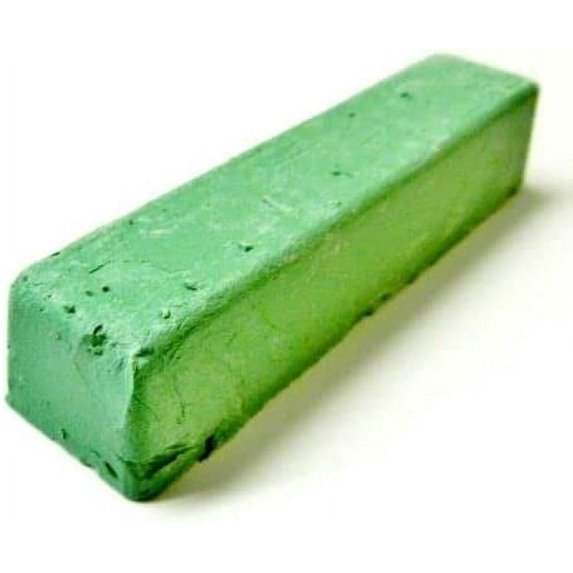 Jewelers Green Rouge Jewelry Polishing Compound High Luster Polish 5oz Bar by JTS