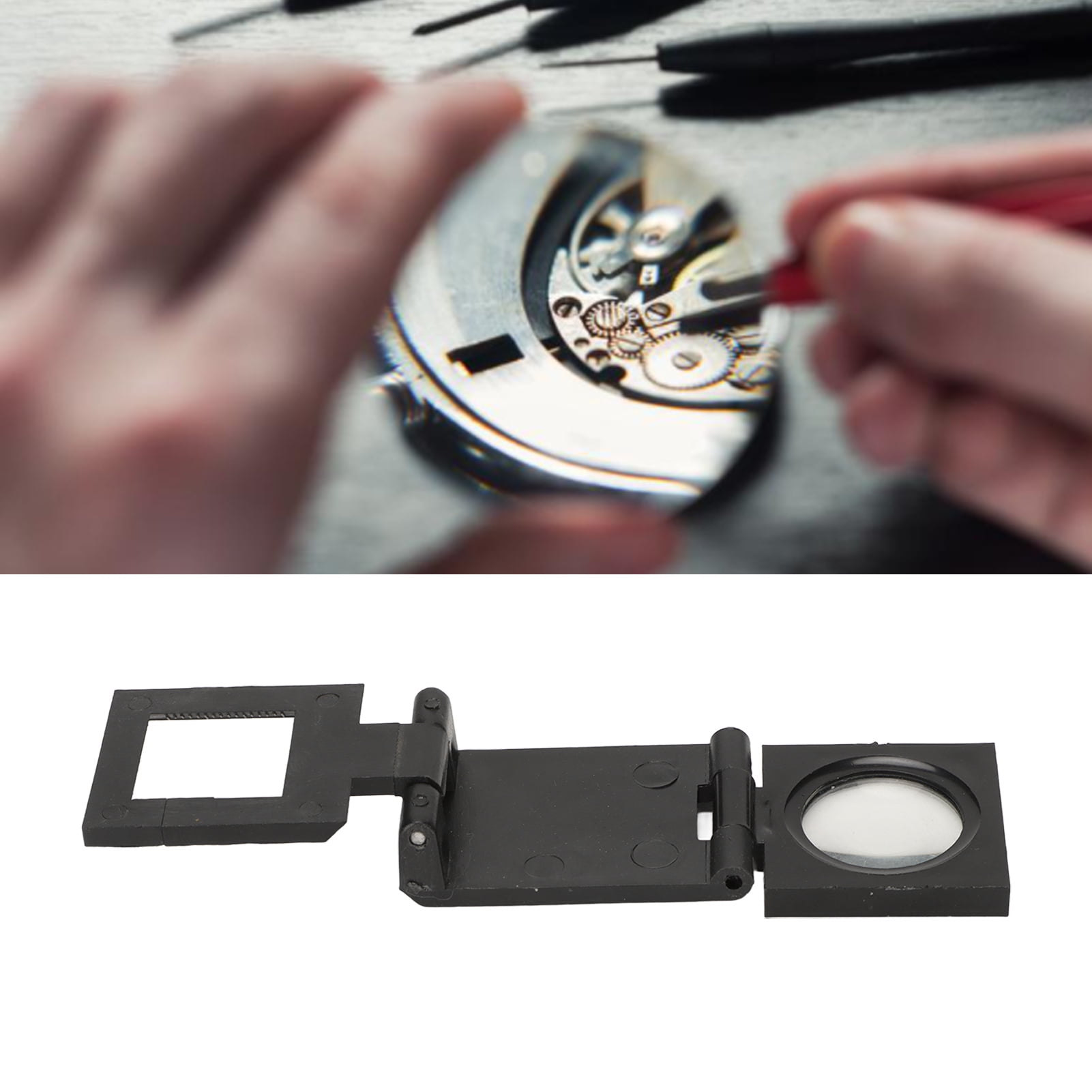 Jewelers Loupe, 10X Jewelers Eye Loupe Magnifier Folding Magnifier