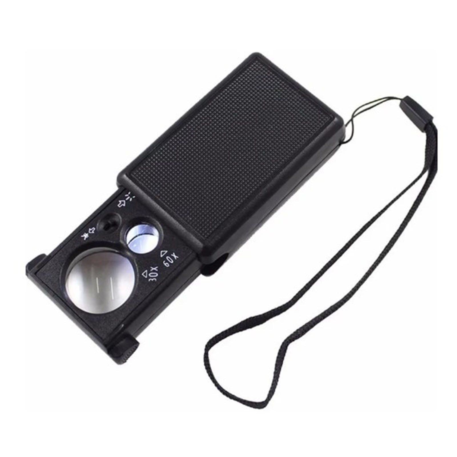 Jewelers Loupe Magnifier with LED Light UV Acrylic Lens Portable 30X