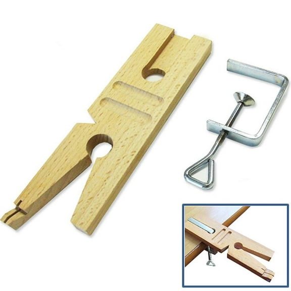 Jewelers Multiuse Bench Pin Clamp Jewelry Workbench Tools For Cutting Metal