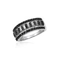 thumbnail image 1 of JewelersClub 0.925 Sterling Silver 1.00 Carat Black & White diamond Ring for Women | Diamonds for Everyday Womens Wear, 1 of 3