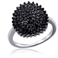 thumbnail image 1 of JewelersClub 0.925 Sterling Silver 1.00 Carat Black diamond Ring for Women | Diamonds for Everyday Womens Wear, 1 of 1