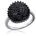thumbnail image 1 of JewelersClub 0.925 Sterling Silver 1.00 Carat Black diamond Ring for Women | Diamonds for Everyday Womens Wear, 1 of 1
