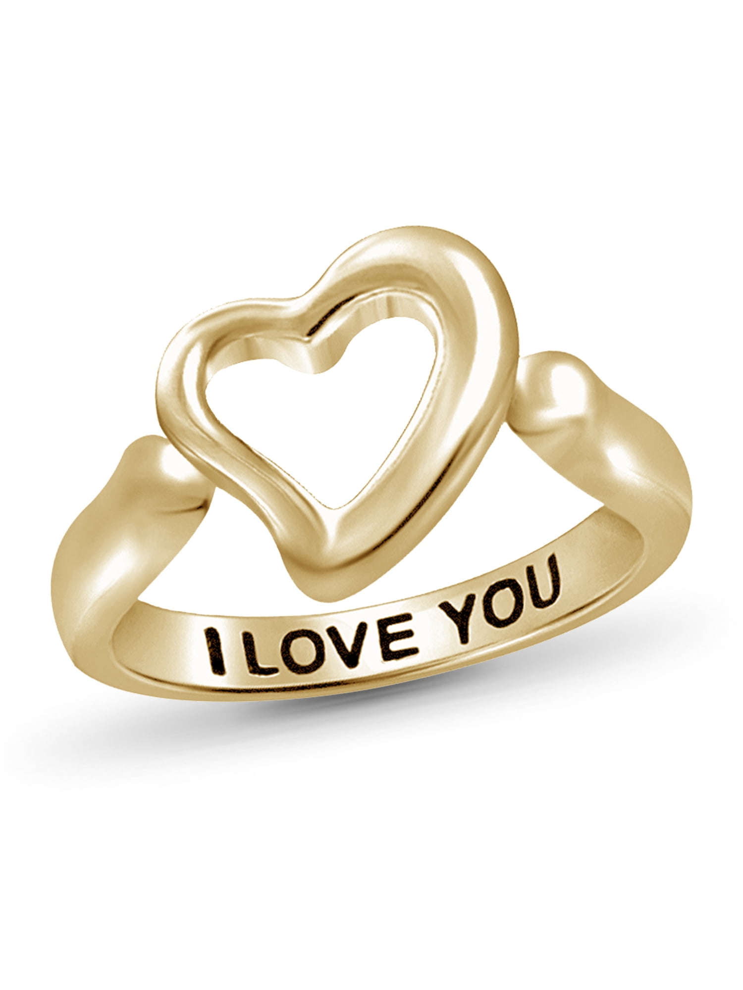 Amazon.com: Bellblow Personalized Name Rings with Heart Symbol, Custom Name  Ring 18K Gold Plated, Customized Jewelry Gifts for Women Men Girls :  Handmade Products