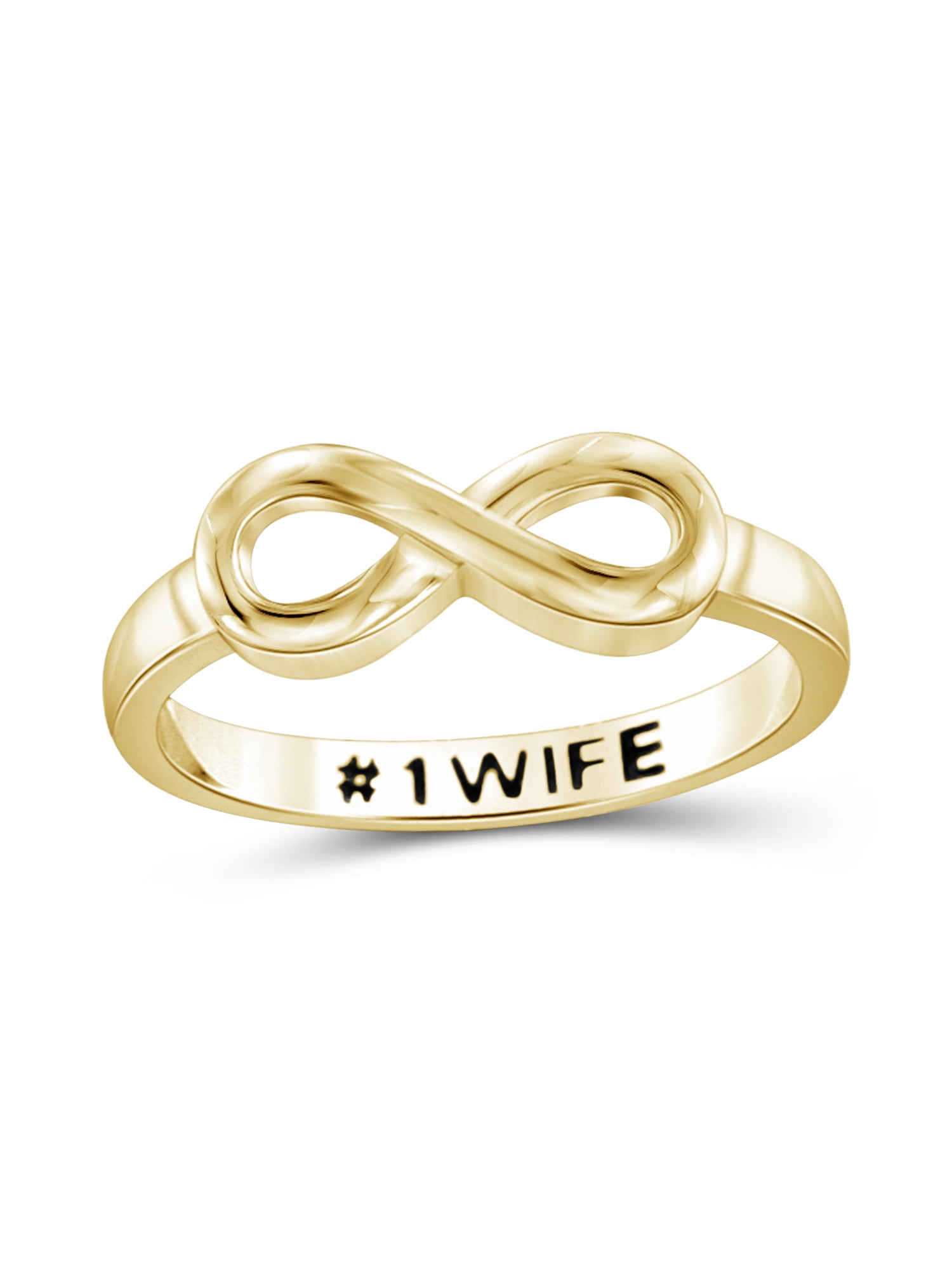 JewelersClub 0.925 Sterling Silver Infinity Friendship Ring for Women Personalized 1 Wife Eternity Knot Symbol Band Walmart