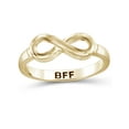 thumbnail image 1 of JewelersClub 0.925 Sterling Silver Infinity Friendship Ring for Women | Personalized BFF Eternity Knot Symbol Band, 1 of 5