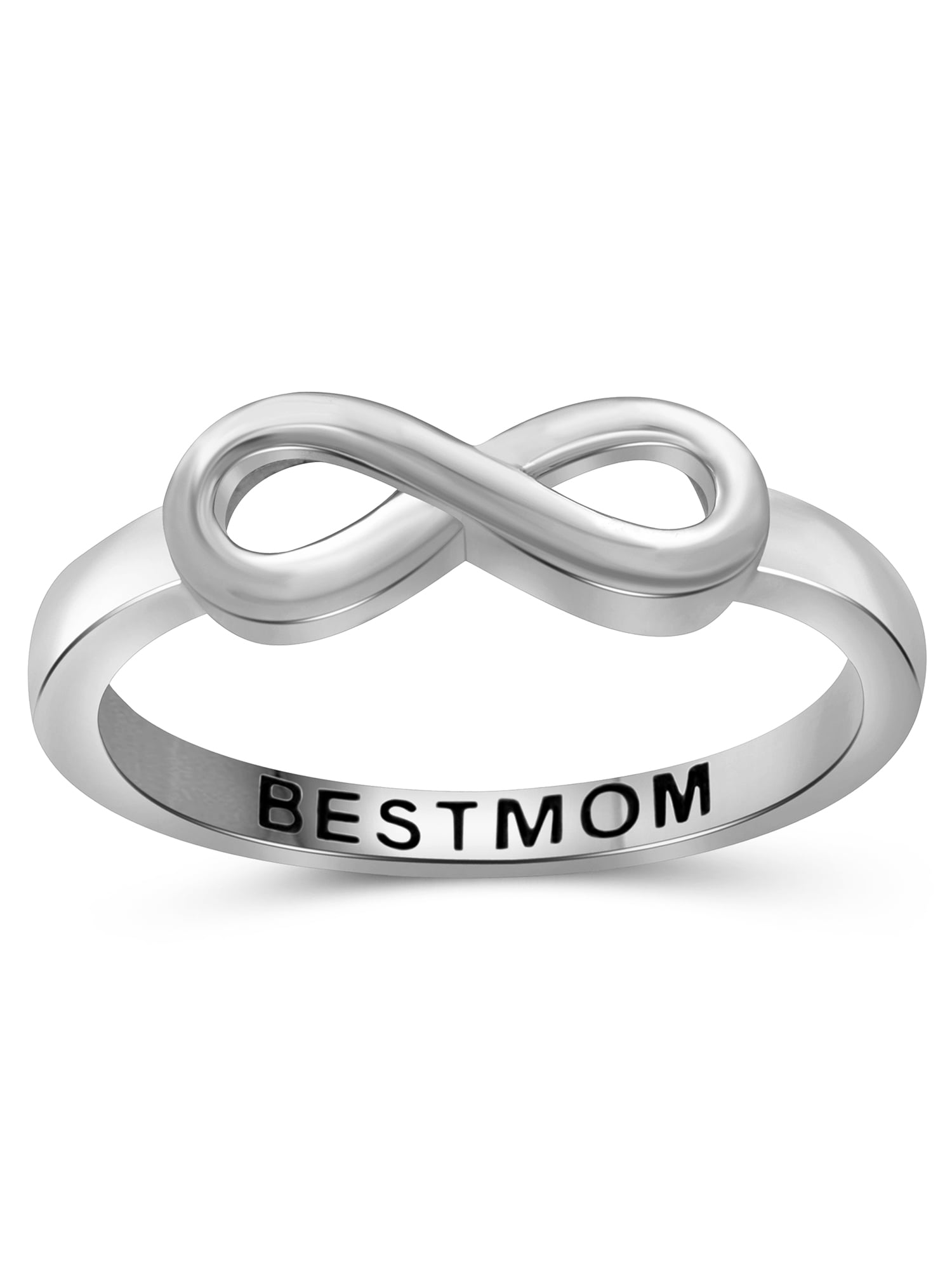 925 Silver Infinity Adjustable Ring | 925 Sterling Silver Infinity Ring -  Bamoer 925 - Aliexpress
