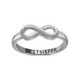 thumbnail image 1 of JewelersClub Infinity Knot Symbol Band Ring, 0.925 Sterling Silver, 1 of 6