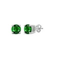 thumbnail image 1 of JewelersClub 1.00 Carat T.G.W. Chrome Diopside Sterling Silver Stud Earrings, 1 of 4