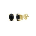 thumbnail image 1 of JewelersClub 1.00 Carat T.G.W. Sapphire 14K Gold Over Silver Stud Earrings, 1 of 4