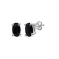 thumbnail image 1 of JewelersClub 1/2 Carat T.G.W. Sapphire Sterling Silver Stud Earrings, 1 of 3