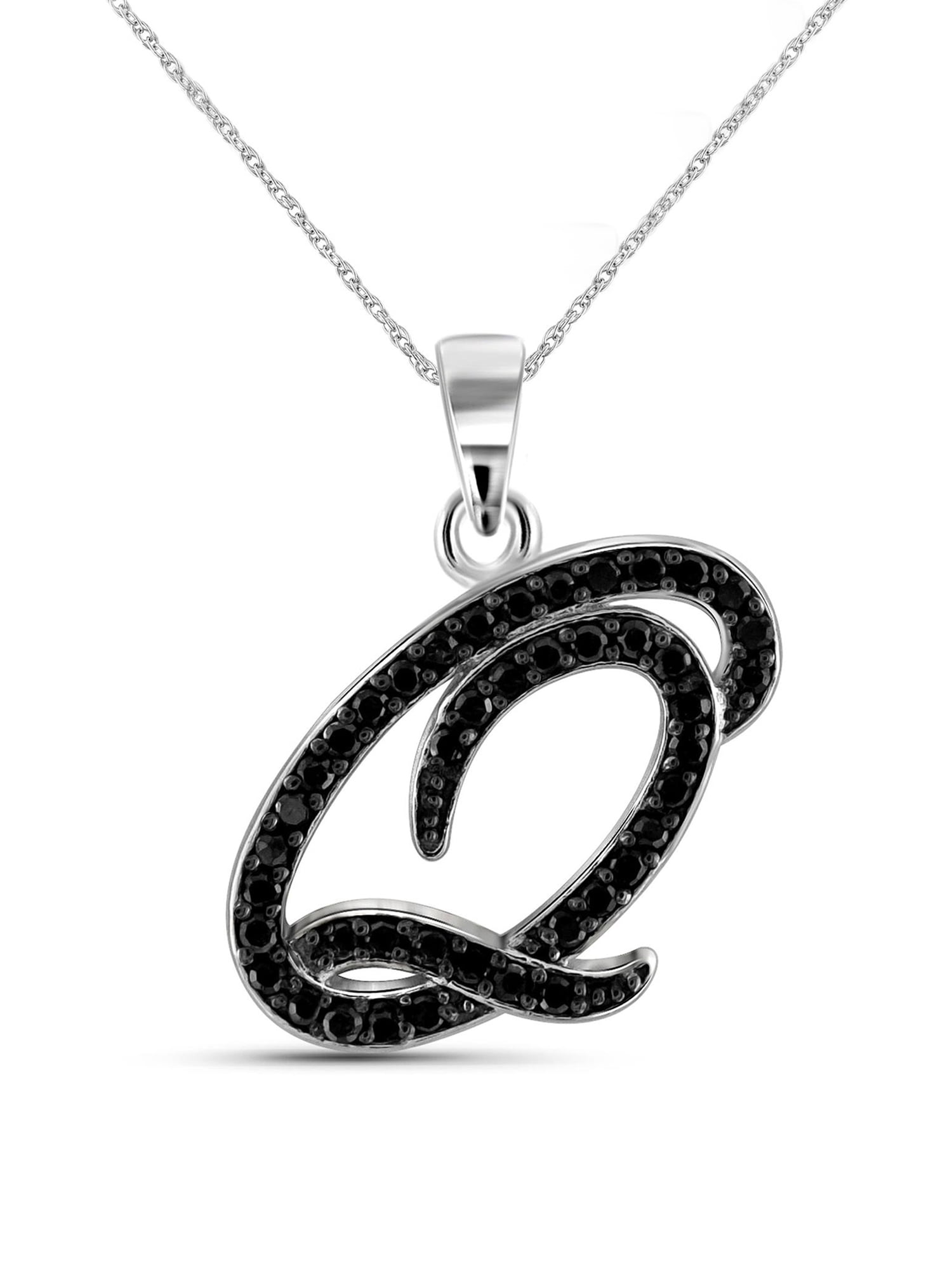 Jewelersclub Women's Initial Letter Pendant