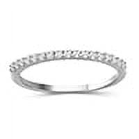 JewelersClub 1/7 Carat T.W. White Diamond Sterling Silver Eternity Band