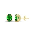 thumbnail image 1 of JewelersClub 2 1/2 Carat T.G.W. Chrome Diopside 14K Gold Over Silver Earrings, 1 of 3