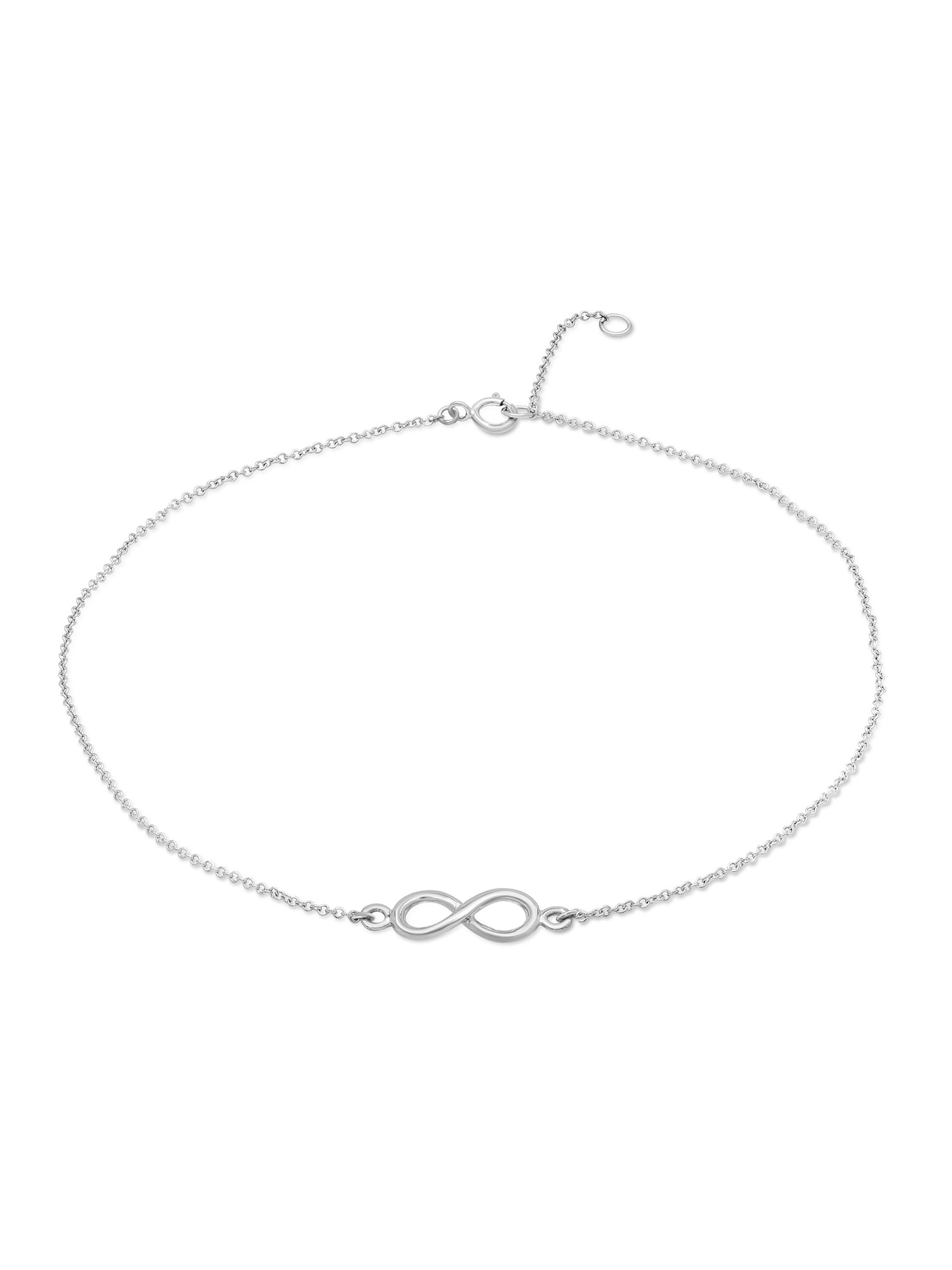 JewelersClub .925 Sterling Silver Women Anklets, 11 Inch