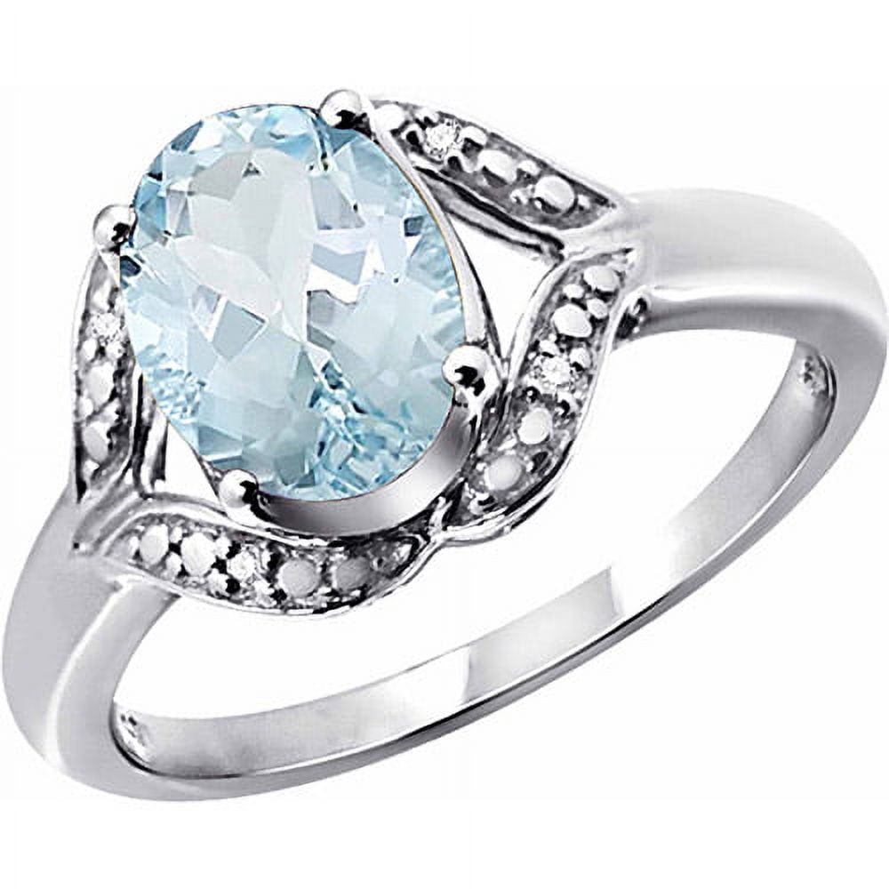 JewelersClub Aquamarine Ring Birthstone Jewelry 1 15 Carat 0 925 Sterling Silver White Diamond Accent Gemstone Rings Hypoallergenic Band a317a90d 3f30 4b70 840a d8b7eac93274.5a4cd7afada2a57aeffb2bcdf370af2d