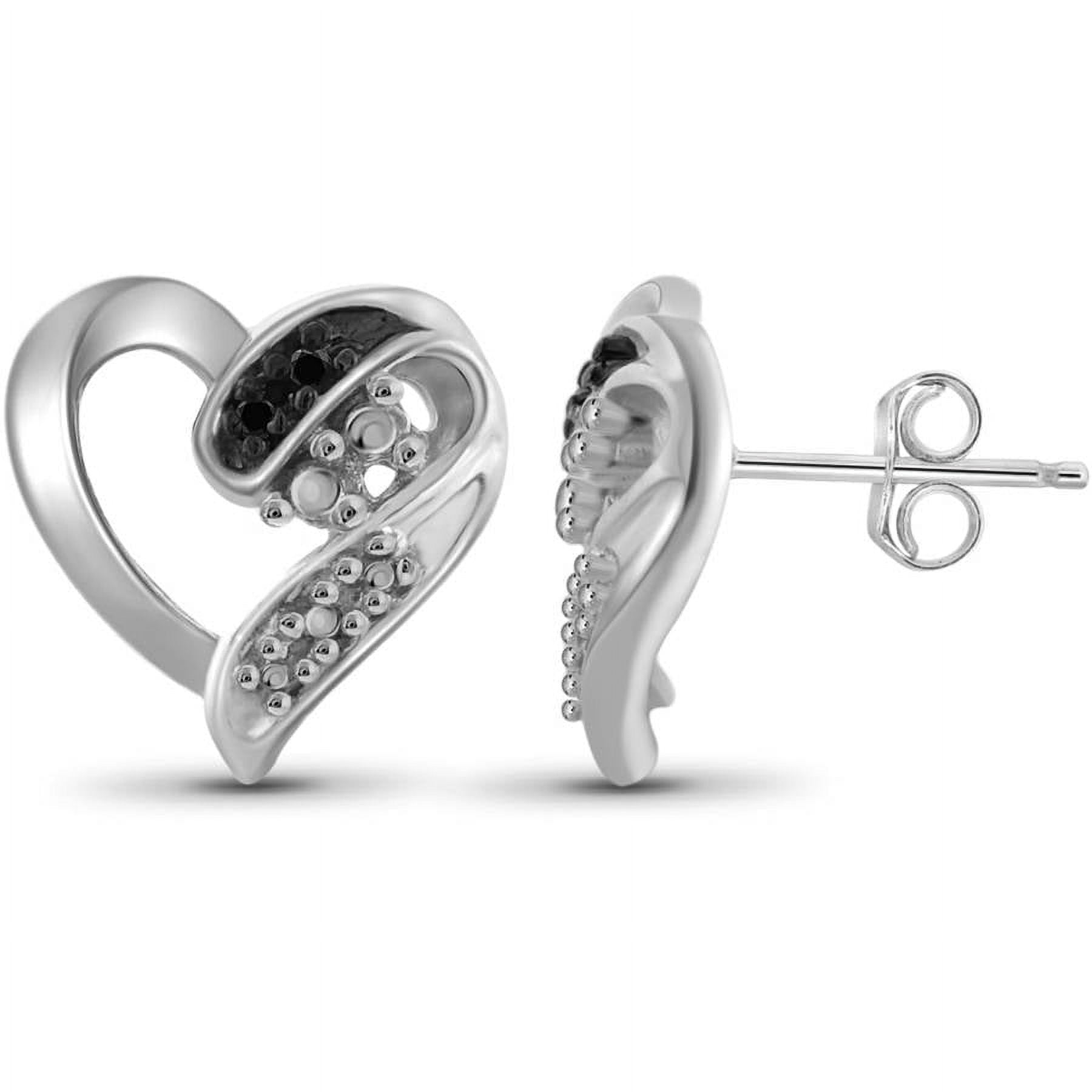 アクセサリー HUMAN MADE Heart Silver Earrings \"Black Buy Human Made Heart Earring 'Black' - HM27GD065 BLAC | GOAT