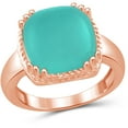 thumbnail image 1 of JewelersClub Chalcedony Ring Birthstone Jewelry – 6.75 Carat Chalcedony Rose Gold Over Silver Ring Jewelry – Gemstone Rings with Hypoallergenic Rose Gold Over Silver Band, 1 of 1