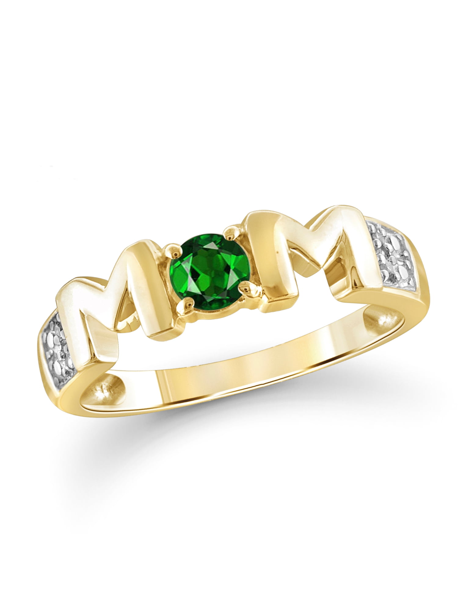 Chrome diopside store ring 14k