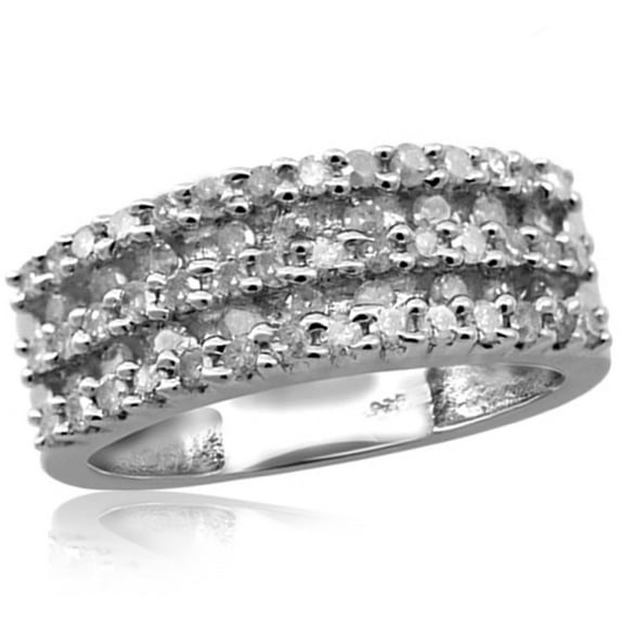 JewelersClub Diamond Rings for Women – 1.00 Carat White Diamond Ring Jewelry– Sterling Silver Bands for Women –– Ring by JewelersClub