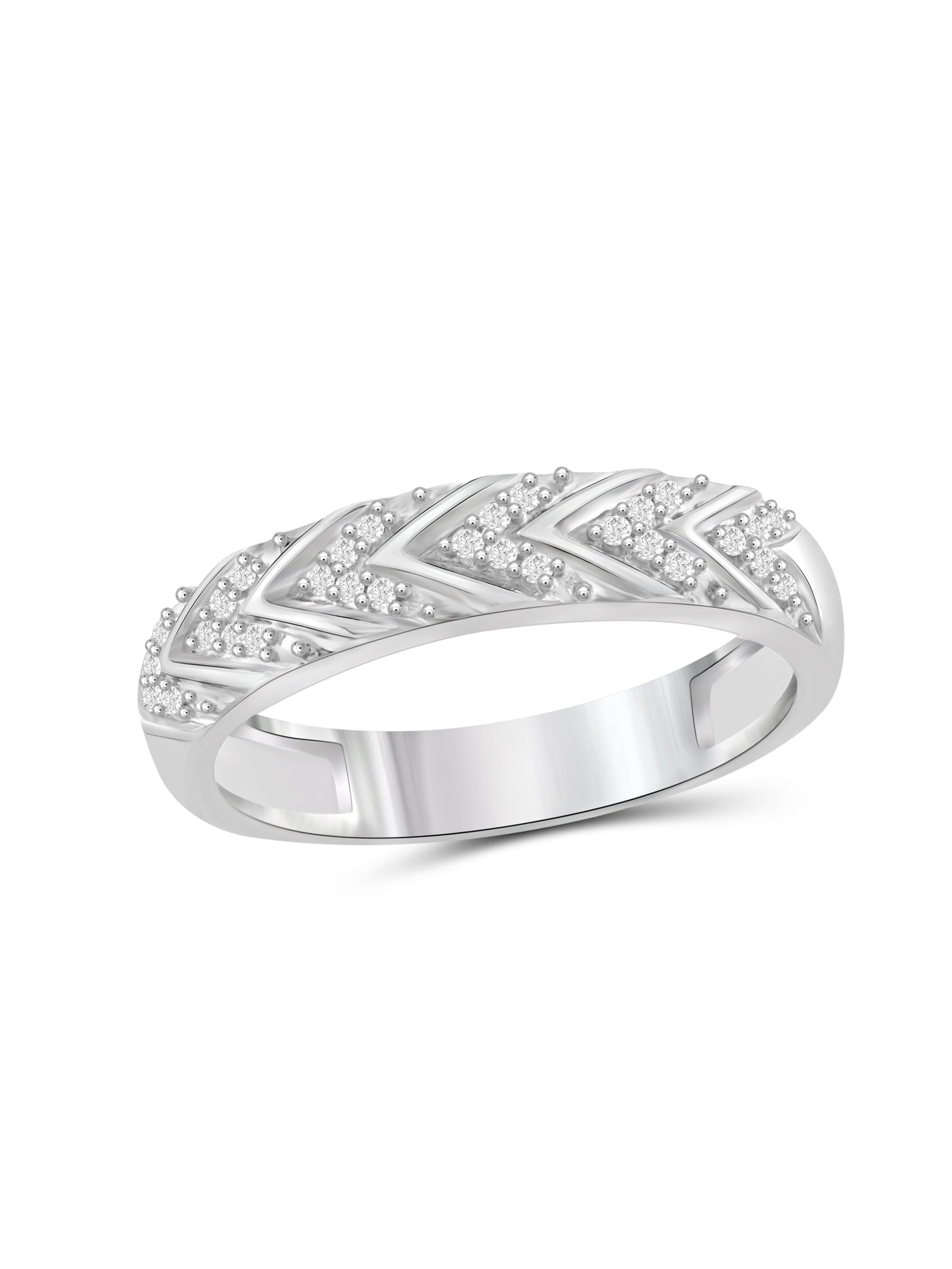 JewelersClub Diamond Rings for Women – Accent White Diamond Ring Jewelry– Sterling Silver Bands for Women –– Ring by JewelersClub