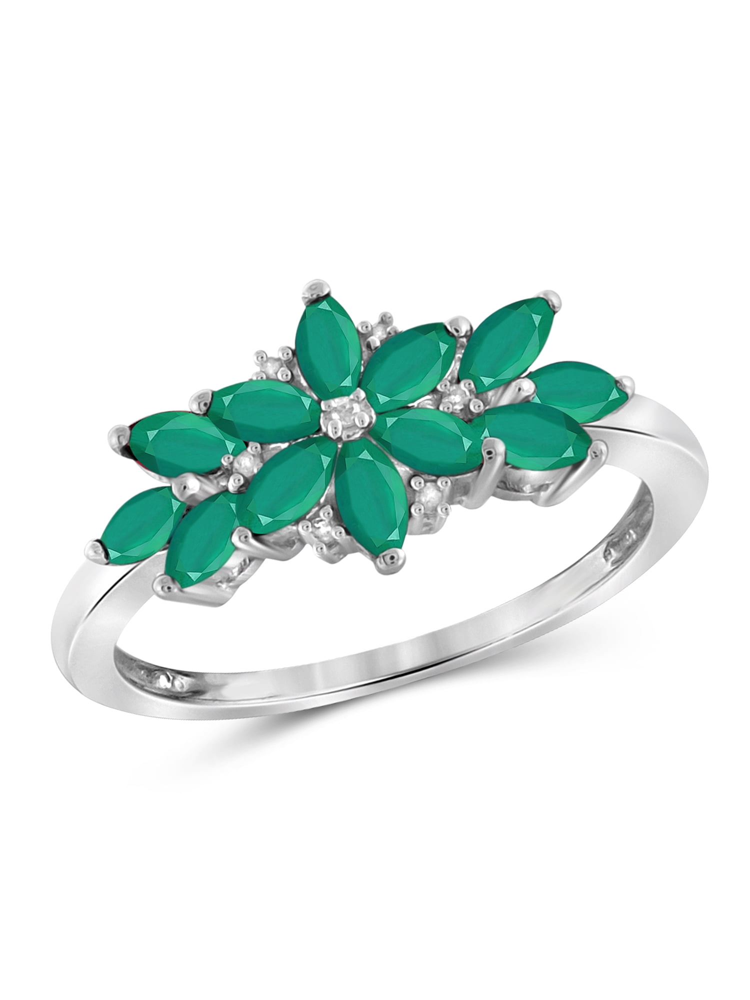 Emerald Ring Women A+ Luxury Quality - Zamurd Ring - Lab Certified