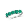 thumbnail image 1 of JewelersClub Emerald Ring Birthstone Jewelry – 1.40 Carat Emerald 0.925 Sterling Silver Ring Jewelry – Gemstone Rings with Hypoallergenic 0.925 Sterling Silver Band, 1 of 4