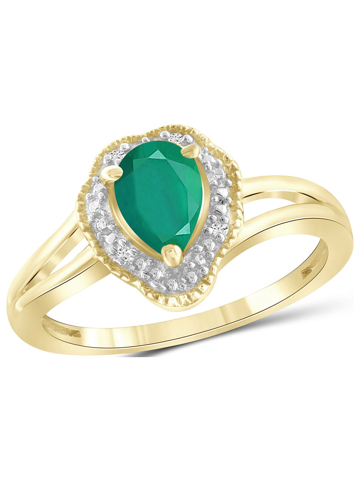 JewelersClub Emerald Ring Birthstone Jewelry – Carat Emerald