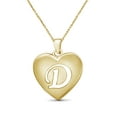 thumbnail image 1 of JewelersClub Initial Letter Pendant for Women|Customizable 14K Gold over Silver D Alphabet Monogram Necklaces for Girls|Cursive Script Capital Letters|Personalized Jewelry Gift for Her, 1 of 5