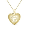 thumbnail image 1 of JewelersClub Initial Letter Pendant for Women|Customizable 14K Gold over Silver E Alphabet Monogram Necklaces for Girls|Cursive Script Capital Letters|Personalized Jewelry Gift for Her, 1 of 5