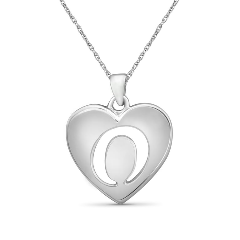 Sterling silver O initial Sterling silver O initial