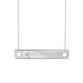 thumbnail image 1 of JewelersClub Q Initial Sterling Silver Bar Necklace, 1 of 3