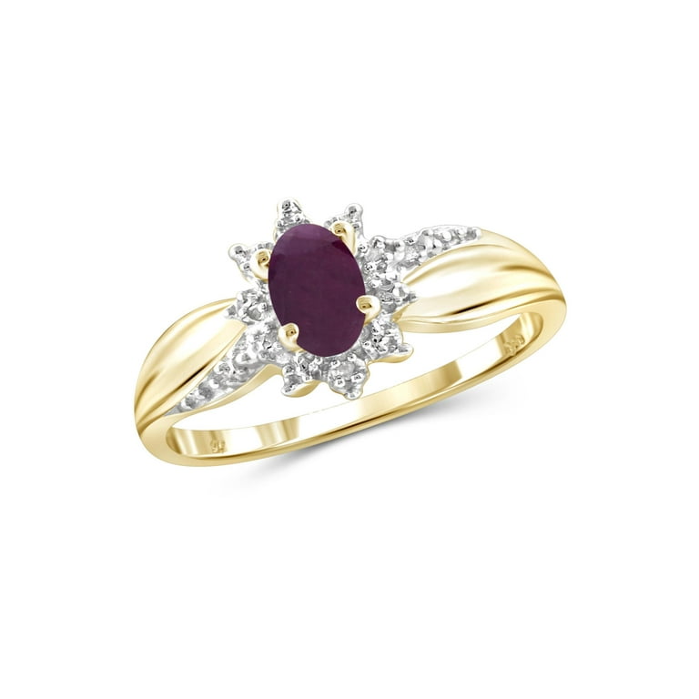Walmart store ruby rings