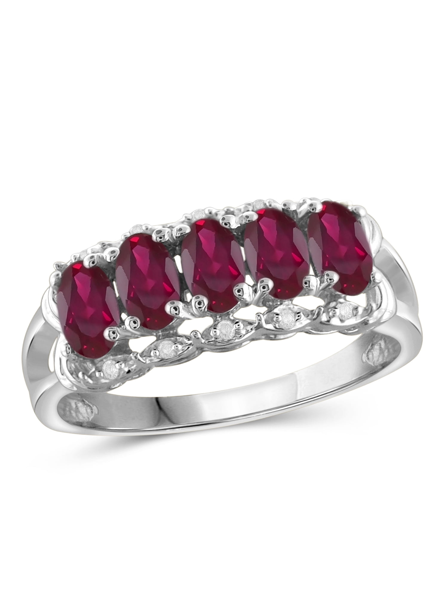 JewelersClub Ruby Ring Birthstone Jewelry 1.33 Carat Ruby 0.925