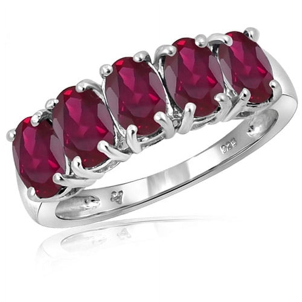 Laxmiji design adjustable ring with ruby stone( ring L-2inch) – Odara  Jewellery
