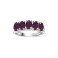 thumbnail image 1 of JewelersClub Ruby Ring Birthstone Jewelry – 2.40 Carat Ruby 0.925 Sterling Silver Ring Jewelry – Gemstone Rings with Hypoallergenic 0.925 Sterling Silver Band, 1 of 4