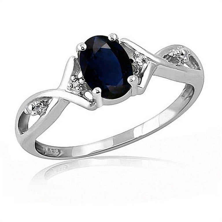 JewelersClub Sapphire Ring Birthstone Jewelry – 1.00 Carat JewelersClub Sapphire Ring Birthstone Jewelry – 1.00 Carat